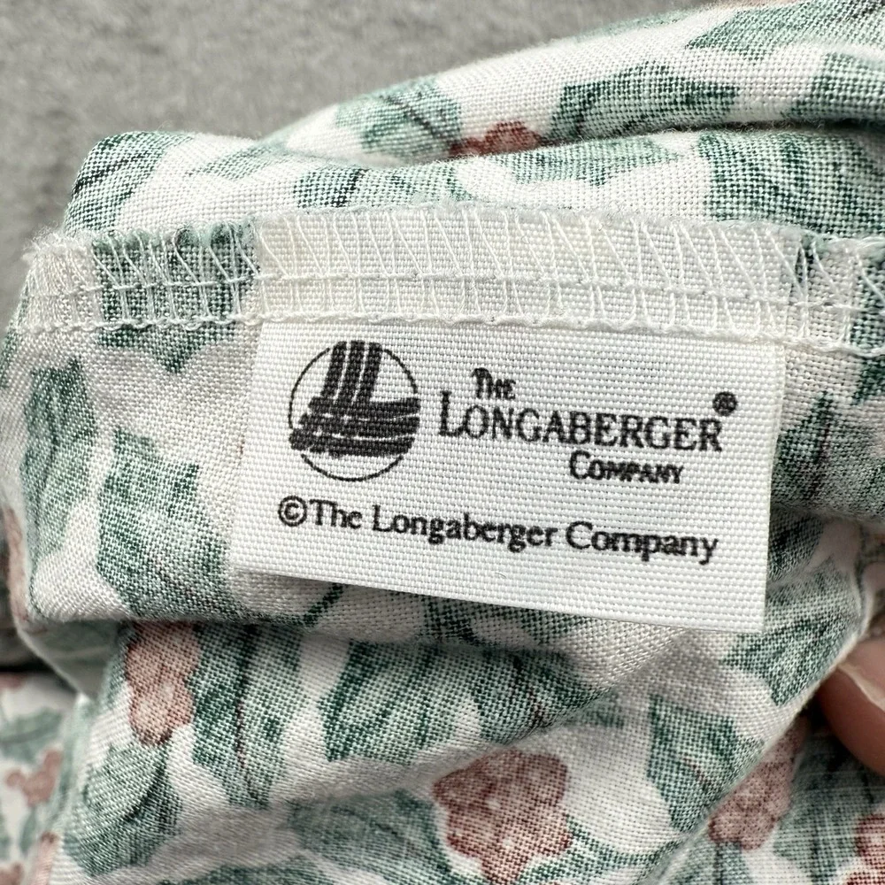 Longaberger Stand‎ Up Holly Liner for 1998 Glad Tidings Basket 17